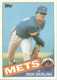 1985 Topps Baseball Cards      415     Ron Darling UER
